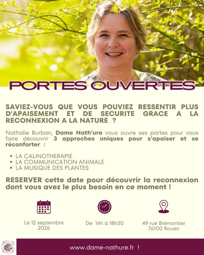 portes ouvertes 12 septembre 2026 dame nath'ure rouen